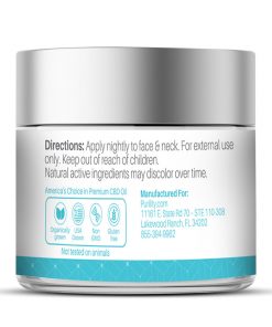 CBD Rejuvenating Night Cream Directions