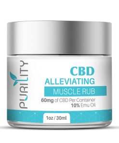 CBD Alleviating Muscle Relief Rub w/ 10% EMU Oil