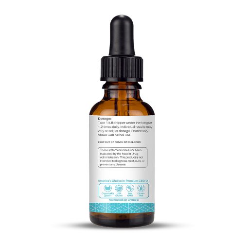 Purility CBD Oil Bottle Left