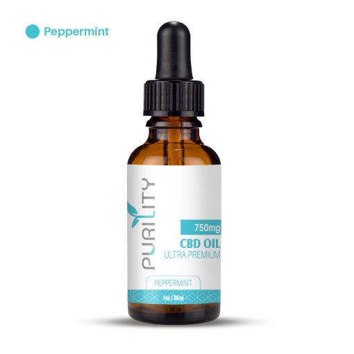 CBD Oil Drops 750mg - Peppermint