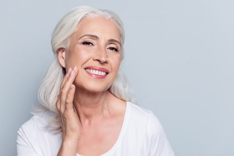 Older Woman CBD Skincare Benefits